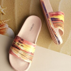 CORSICA Women Tropical Print Sliders