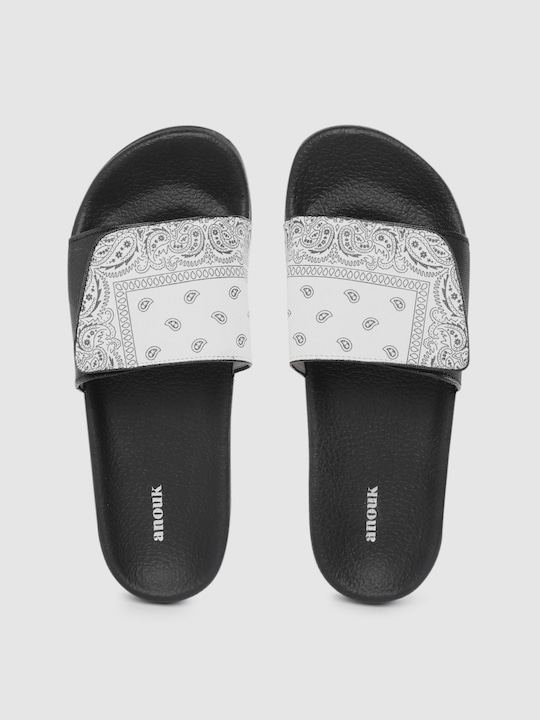 Anouk Women Paisley Print Sliders