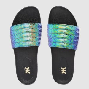 Kook N Keech Women Snakeskin Pattern Sliders