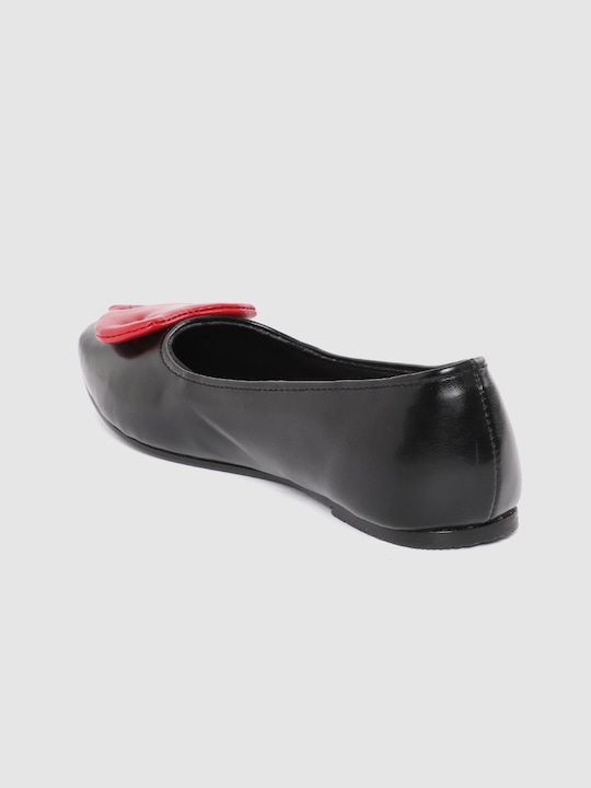 Kook N Keech Women Solid Ballerinas with Heart Shaped Detail