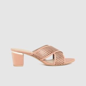 DressBerry Women Laser Cut Handcrafted Block Heels