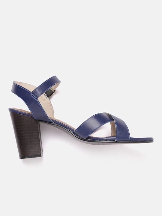 Roadster Blue Block Heels