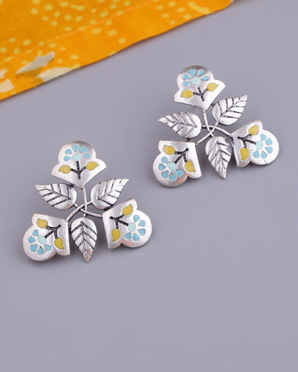 Bagh E Fiza Floral Motifs Earrings