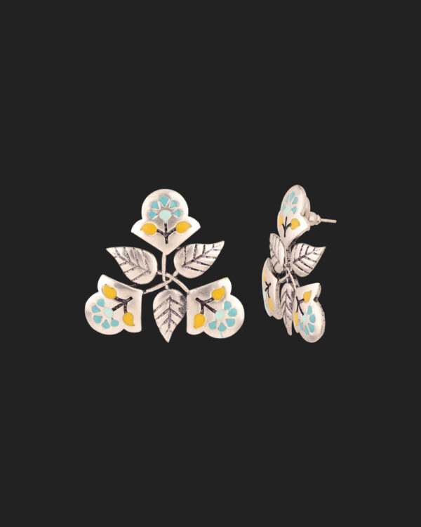 Bagh E Fiza Floral Motifs Earrings