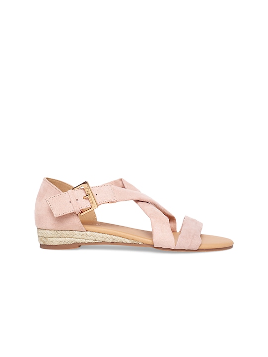 Dune London Women Solid Open Toe Flats