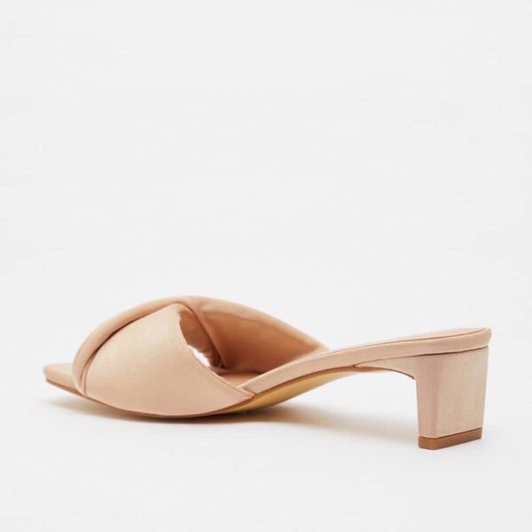 Shoexpress Women Slip-On Open-Toe Sandals with Block Heels