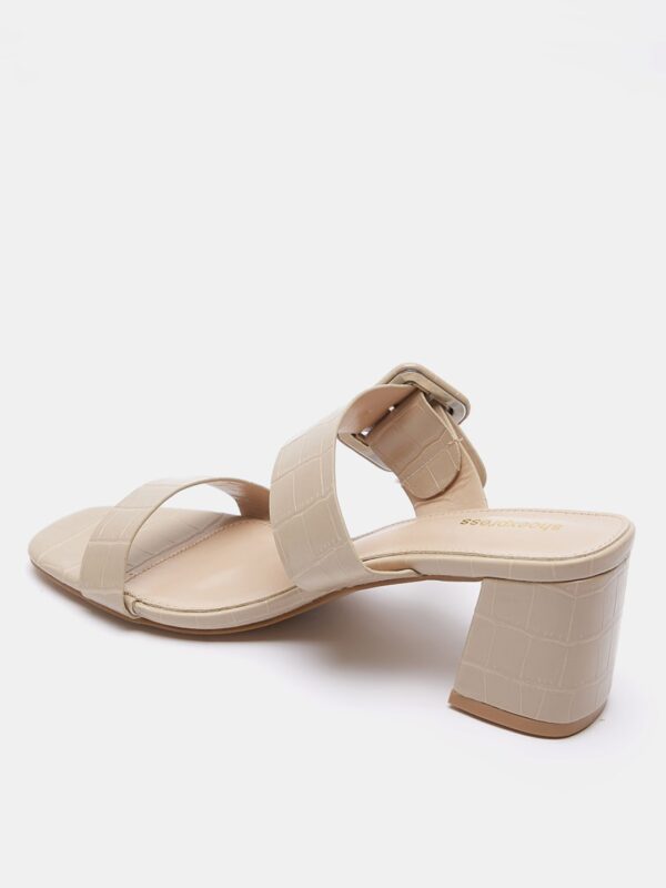 Shoexpress Women Beige Heels Sandal