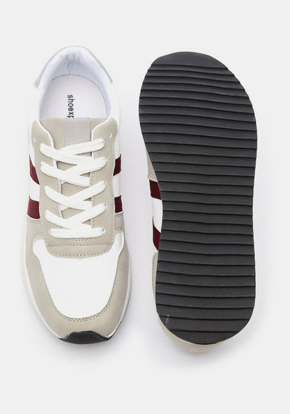 shoexpress Panelled Sneakers with Lace-Up Closure