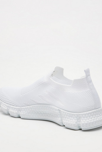 Shoexpress Textured Slip-On Walking Shoes