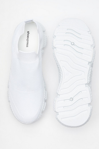 Shoexpress Textured Slip-On Walking Shoes