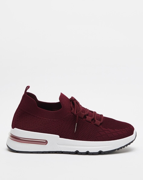 SHOEXPRESS Textured Lace-Up Sports Shoes