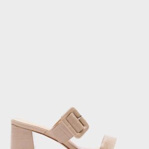 Shoexpress Double Strap Mid Heel Sandals