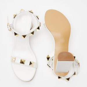 Shoexpress Women Off White Heels Sandal