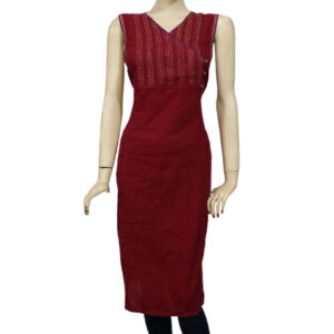 Fabindia Women Maroon kurta