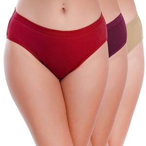 Jack Williams Solid Panty for Women Pack of 3