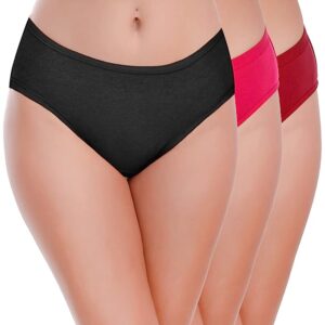 Jack Williams Solid Panty for Women Pack of 3