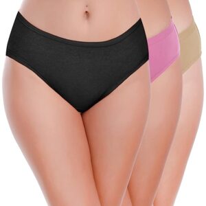 Jack Williams Solid Panty for Women Pack of 3