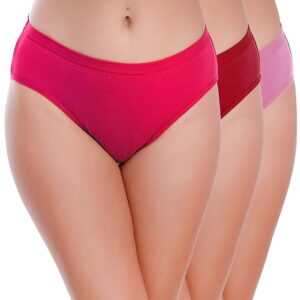 Jack Williams Solid Panty for Women Pack of 3