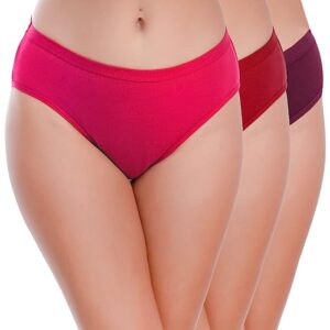 Jack Williams Solid Panty for Women Pack of 3