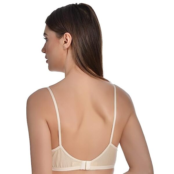 Aimly Women"s Cotton Non-Padded Non-Wired Low Coverage Regular Bra Pack of 3