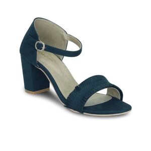 Get Glamr Women Navy Blue Solid Heels