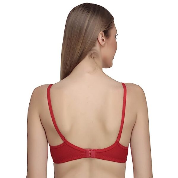 Liigne Women Padded Full Coverage Non Wired Seamless Pushup Soft Cup Bra