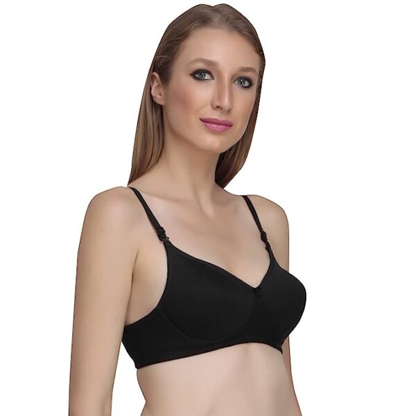 Liigne Women Padded Full Coverage Non Wired Seamless Pushup Soft Cup Bra