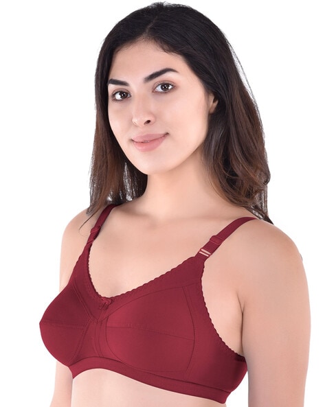 VERMILION Women"s Non-Wired Full-Coverage T-shirt Bra