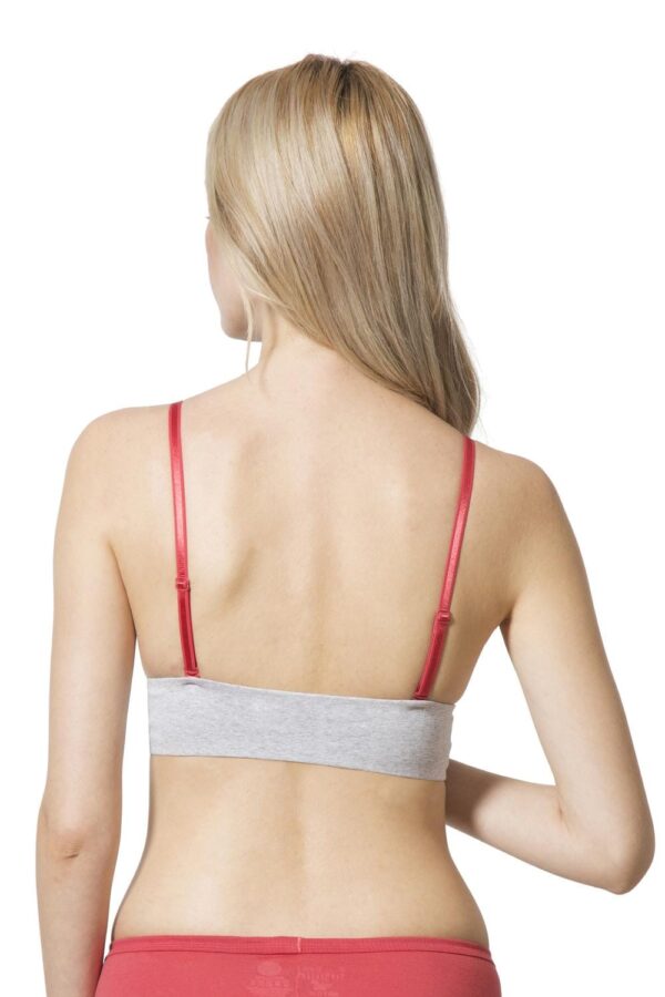 Women Anti Bacterial Padded Live-In Bra - Wireless And No Slip Strap