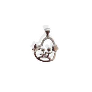 92.5 Silver Heart Shape Pendant (2 GM)