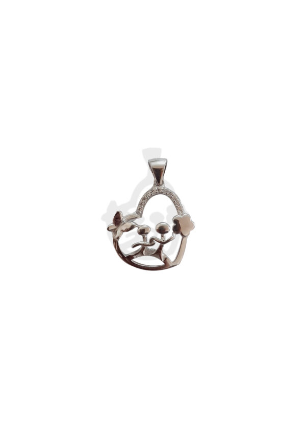 92.5 Silver Heart Shape Pendant (2 GM)