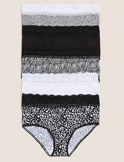 Mark & Spencer Cotton Mix Brief (Pack of 5)