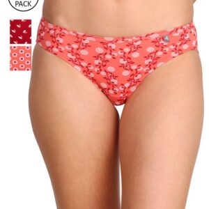 Jockey Women Printed Bikini Briefs (Pack of 3)