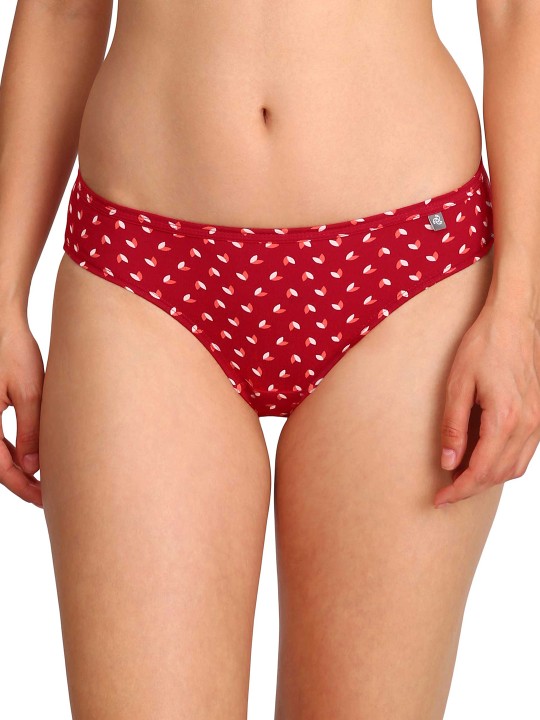 Jockey Women Printed Bikini Briefs (Pack of 3)