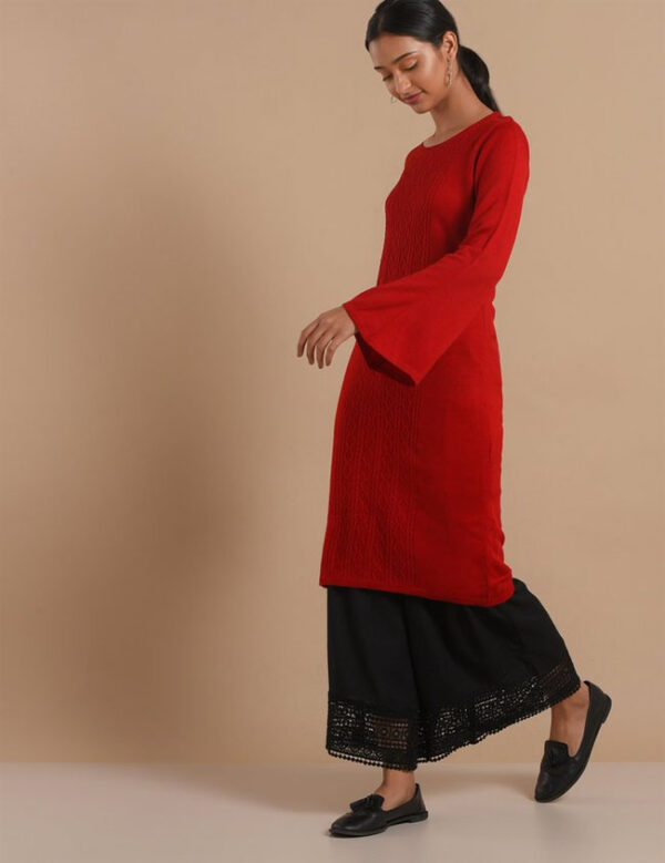 IMARA  Classic Sweater Meets Short Kurta