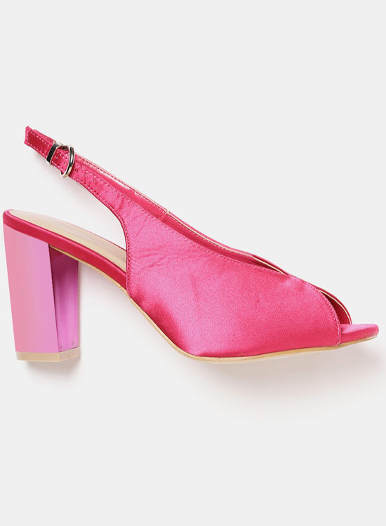 DressBerry  Solid Peep Toes