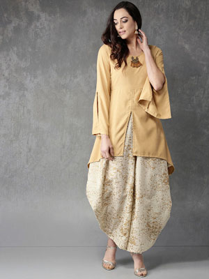 Anouk Women Kurti with Dhoti Pants