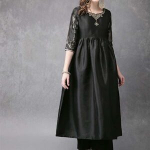 Anouk  Solid A-Line Kurta