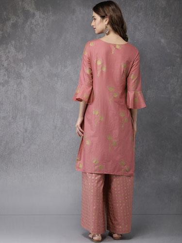 Anouk Printed Kurta with Palazzo