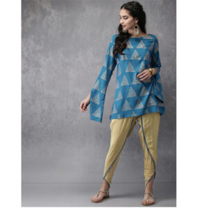 Anouk Printed Kurti with Harem Pants