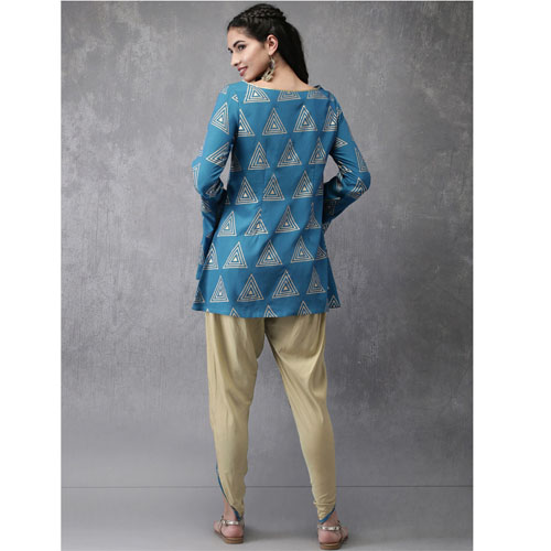 Anouk Printed Kurti with Harem Pants