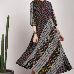 Sangria Printed A-Line Kurta