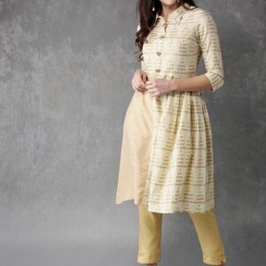 Anouk Printed A-Line Kurta