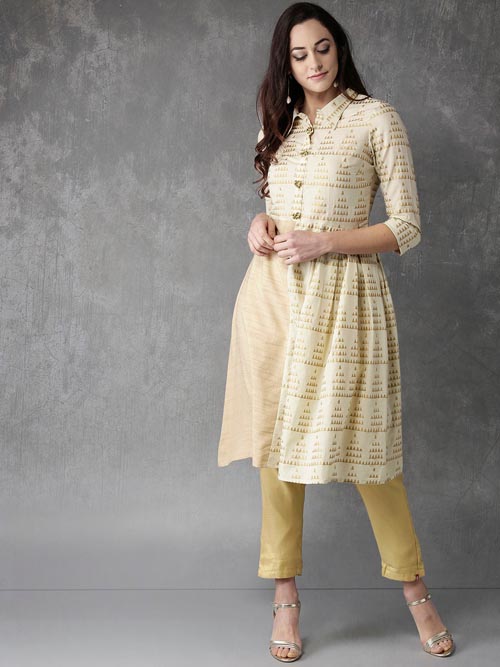 Anouk Printed A-Line Kurta