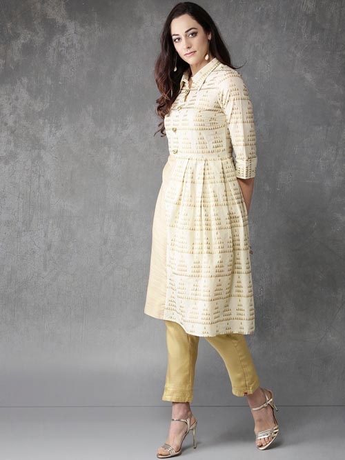 Anouk Printed A-Line Kurta