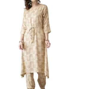 Anouk Women Printed Kurta with Trousers