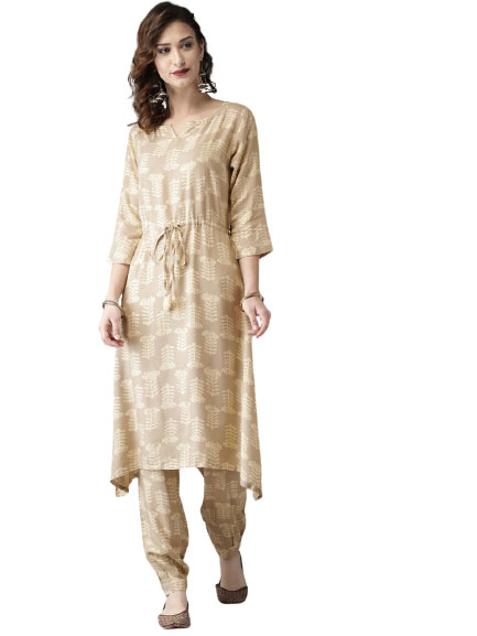 Anouk Women Printed Kurta with Trousers