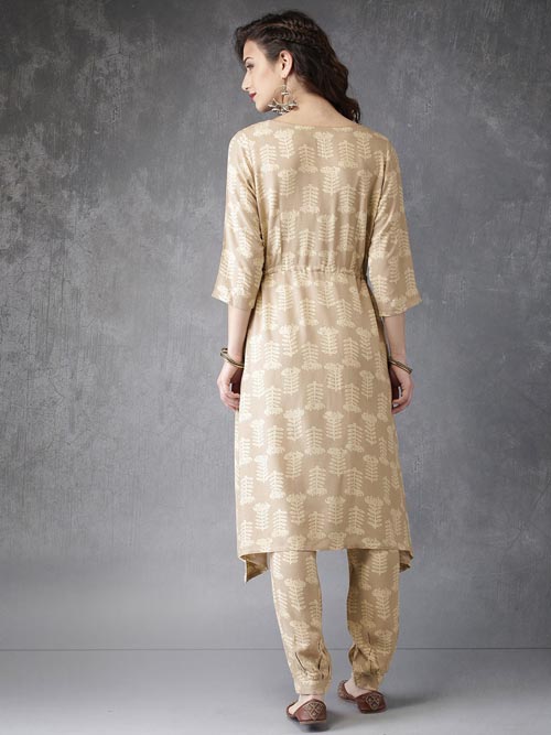 Anouk Women Printed Kurta with Trousers