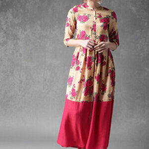 Anouk Women Printed Kurta with Trousers