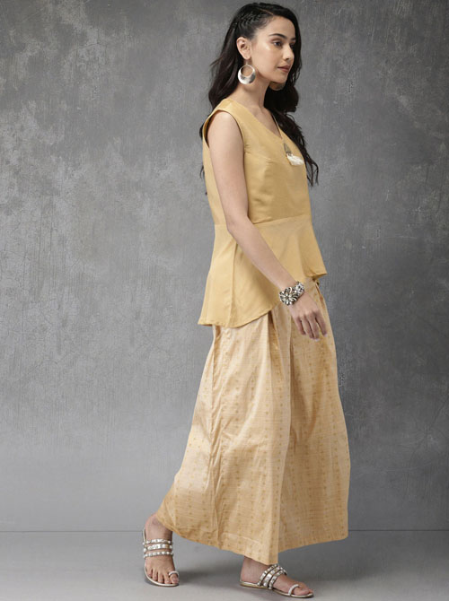 Anouk  Solid Kurti with Palazzos